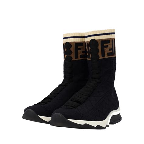 fendi fabric sock sneakers|fendi sneakers socks men.